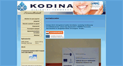 Desktop Screenshot of kodina.hu